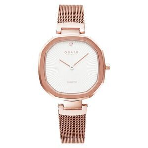 Obaku Women's Brilliant White Dial Watch - V277LXVIMV